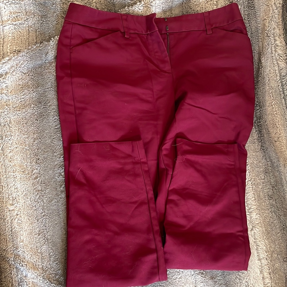 Express dress pants. Wine colored/burgundy. Excellent condition.